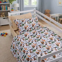 Підковдра MirSon Ranforce Elite Jungle Friends 110х140 см (2200012570944) - мініатюра 2