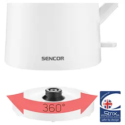 Чайник Sencor SWK 0550WH (41023906) - мініатюра 4