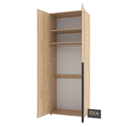 Шафа для одягу з однією штангою Idea Д-126 Дуб Крафт - мініатюра 4
