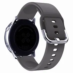 Ремінець Universal 20 mm Silicone Design Samsung/Amazfit/Huawei Lavander Grey