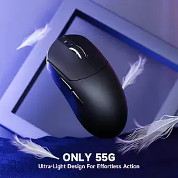 Бездротова миша ATTACK SHARK X8 Pro PAW 3395PRO Sensor,40K DPI,8K 2.4G/USB-C з кабелем/Bluetooth Чорна - мініатюра 6