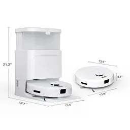 Пилосос Ecovacs DEEBOT N30 PRO OMNI (YDLX11-1 WHITE) - мініатюра 6