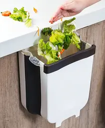 Сміттєвий контейнер Kitchen Wet Garbage Flexible Bin складаний, на двері - мініатюра 2