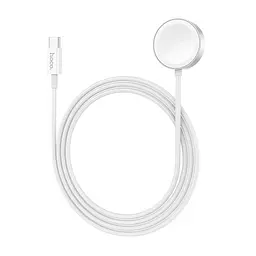 БЗП Hoco CW59 Wireless charger for Samsung/iWatch (USB-C) White - мініатюра 2