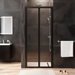 Душові двері AM.PM Gem 90x195 прозоре скло black matt W90UG-090-1F-195BT - мініатюра 4