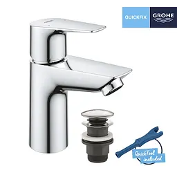 Змішувач для раковини Grohe QuickFix Start Edge S-Size 23898001 з донним клапаном, Хром - мініатюра 3