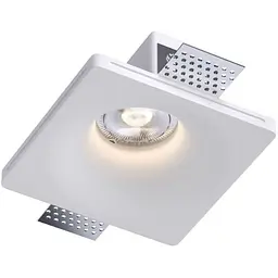 Світильник точковий врізний гіпсовий KLOODI KD-GIPS SQ120 H45