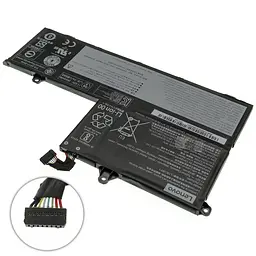 Акумулятор для ноутбука Lenovo L19L3PF8 (ThinkBook 14-IML, 14-IIL, 15-IIL, 15-IML) 11.1V 4050 mAh 45Wh Black - мініатюра 2