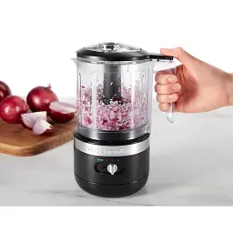 Кухонний мінікомбайн KitchenAid 5KFCB519EBM бездротовий матовий чорний - мініатюра 5