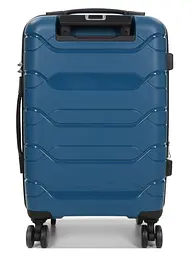 Валіза маленька S поліпропілен Worldline Airtex 282 46л 54×36×23см Синій - мініатюра 4