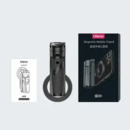 Селфі-монопод Ulanzi JJ03 3-in-1 Magnetic Phone Tripod with Remote Control Black (T090) - мініатюра 2