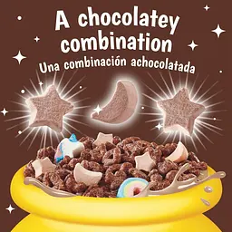 Сухий сніданок Lucky Charms Chocolatey Chocolate Cereal with Marshmallows 300г - мініатюра 4