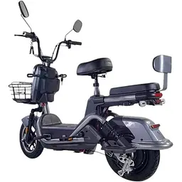 Електроскутер Двомісний Crosser CR2 (800W, 60V, 24ah графенові АБК) Сірий - мініатюра 4
