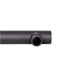 Кронштейн для верхнього душу Qtap Trubice 400 мм округлий QTTRU120BLM45927 Black matt Чорний матовий - мініатюра 3