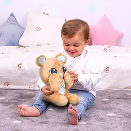 Уцінка. М’яка іграшка Peekapets Ведмедик коричневий 30 см (907867)  - мініатюра 7