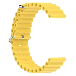 Ремінець Hump для Xiaomi Amazfit Bip Bip Lite Bip U Bip 1S Bip 3 - жовтий ширина кріплення 20мм силікон Watchbands (W23-3WB13969929) - мініатюра 3