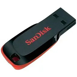 Флеш-накопичувач Sandisk USB 2.0 Cruzer Blade 16Gb Black/Red (SDCZ50-016G-B35) - мініатюра 2