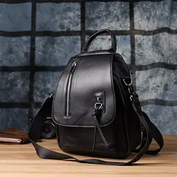 Класичний жіночий рюкзак із натуральної шкіри Vintage 23х30х13 см sum0027387 - мініатюра 10