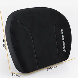 Поперекова подушка для крісла Anda Seat Novis Lumbar Pillow Black Size L - мініатюра 4