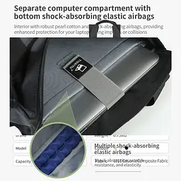 Рюкзак Tigernu T-S8651 14" Green (T-S8651Green) - мініатюра 4