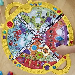 Набір для творчості з пластиліном Play-Doh Fold & Go Playmat Starter Set зі складним килимком для зберігання, (F9143) - мініатюра 20