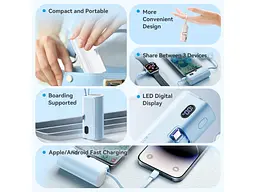 Зовнішній акумулятор (Power Bank) Vention 4800mAh 22,5W (FHQB0) - мініатюра 3