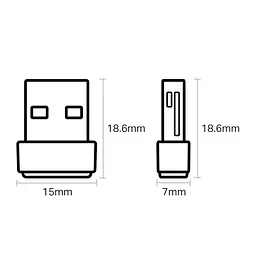 Адаптер WiFi Archer T2U nano AC600, USB TP-Link teh0017384 - мініатюра 5