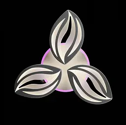 Люстра стельова LED Splendid Ray LK23/3, 80W, білий, регульована яскравість, сучасний стиль - мініатюра 8