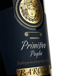 Вино Barocco Primitivo Puglia IGT, 13,5%, 0,75 л - мініатюра 3