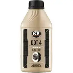 Гальмівна рідина K2 DOT-4, 0.5 л