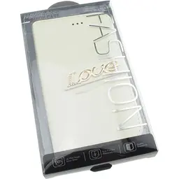 Чохол-книжка Toto Book Universal cover Love 5-5.5" White - мініатюра 2