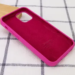 Чохол Epik Silicone Case Full Protective (AA) для Apple iPhone 13 mini (5.4) Малиновий / Dragon Fruit - мініатюра 3