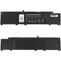 Батарея для ноутбука Dell MV07R (G3 15 3500 G5 5590 G5 5500 G5 5505 G7 7590 G7 7790 G3 3590) 15.2V 400mAh 61Wh Чорний - мініатюра 2