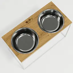 Hollky Base XXL40 — миски на підставці для дуже великих собак (2 × 2,8 л) - мініатюра 5