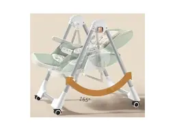 Стільчик-шезлонг для годування 2 в 1 Kidilo BabyChair Z901 Grey - мініатюра 9