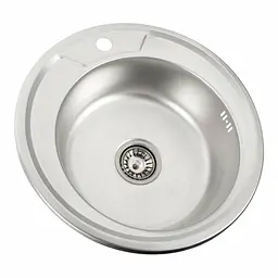 Кухонна мийка з нержавіючої сталі Valeso декор 490 (0,6/170 мм), Decor - мініатюра 3