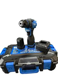 Шуруповерт акумуляторний безщітковий Zegor CDAX-16BL/16В/45 Нм/дві швидкості/2 батареї 16 В 2 Ач/реверс/підсвічування/кейс
- мініатюра 10