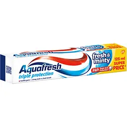 Зубна паста Aquafresh Освіжаюче-м'ятна потрійний захист 125 мл - мініатюра 4