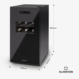 Винний холодильник Klarstein Silent Vino 18 Uno (10045378) - мініатюра 7