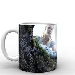 Кухоль GeekLand Аліса в країні чудес Alice in Wonderland аліса знайшла нору AW.02.001.043 330 мл білий - мініатюра 2