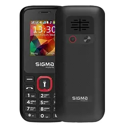 Мобільний телефон mobile X-style 171 Mini, Black-Red Sigma teh0024006