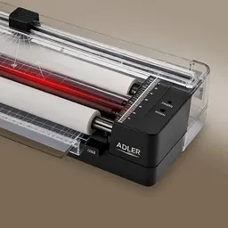 Ламінатор Adler AD 1042, чорний, формат A3, потужність 170 Вт, гаряча ламінація, тример, 5 плівок у комплекті - мініатюра 6