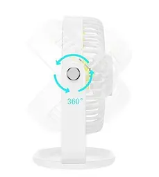 Вентилятор портативний Hoco F14 multifunctional powerful desktop fan - мініатюра 6