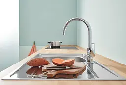 Набор змішувачів Grohe BauLoop New 4 в 1 для ванної та кухні UA123225K3 Хром - мініатюра 6