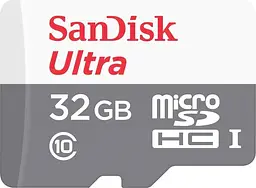 Карта пам'яті SanDisk microSDHC 32GB UHS-I Ultra A1 + SD Adapter (SDSQUNR-032G-GN3MA) [91560] - мініатюра 3