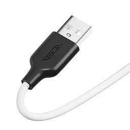 Кабель для заряджання та обміну даними USB Ridea RC-AI21 AirSiliconePro 60W 20V/3A USB-MicroUSB 1 м Біло-чорний - мініатюра 5