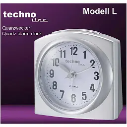 Годинник настільний Technoline Modell L Silver (Modell L silber) - мініатюра 3