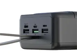 Універсальна мобільна батарея XO PR159 60000mAh PD20W+QC22.5W (Чорний) - мініатюра 9
