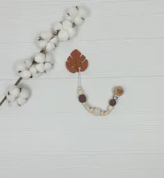 Набір слюнявчиків, що не промокають, з 5 одиниць з гризунцями a.l.babybox Різнокольоровий - мініатюра 8