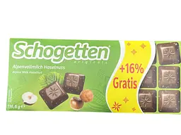 Молочний шоколад Schogetten з обсмаженим фундуком 116 г (4000607002960)